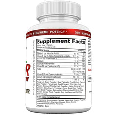 MARINANATURALS CURVIMORE BOOSTER packaging shows USA-made quality and herbal formulation.