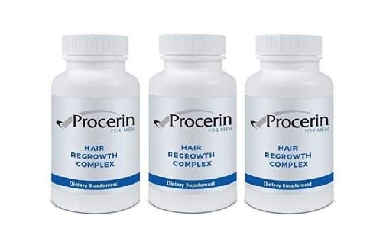 Marine Essentials Procerin tablets 90 count bottle for daily hair support.