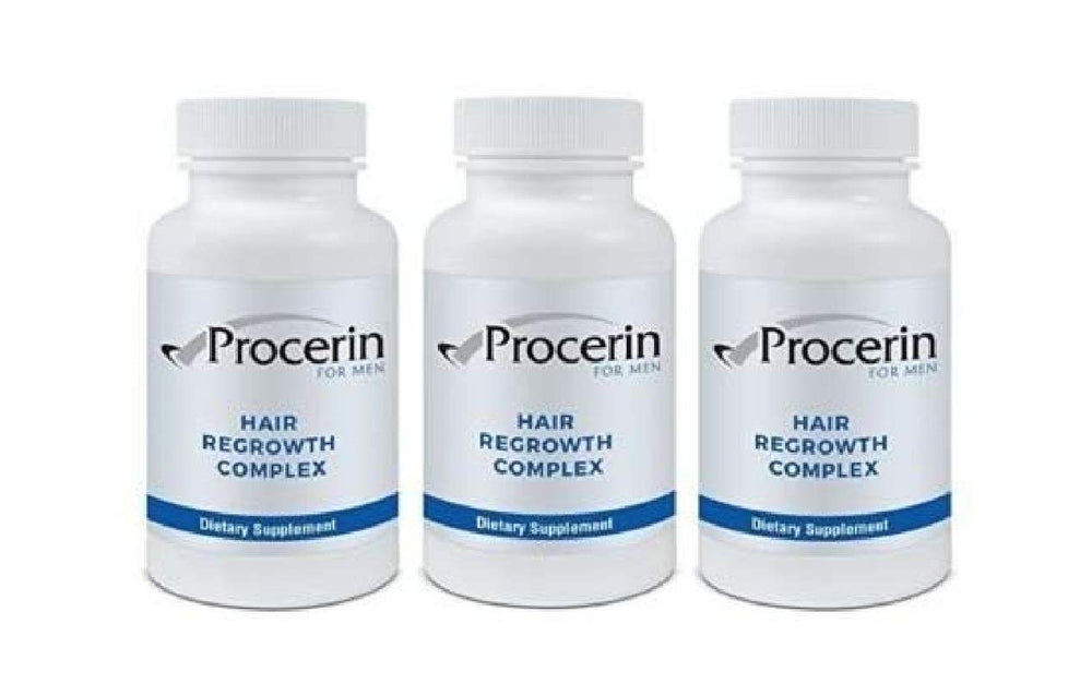 Marine Essentials Procerin tablets 90 count bottle for daily hair support.
