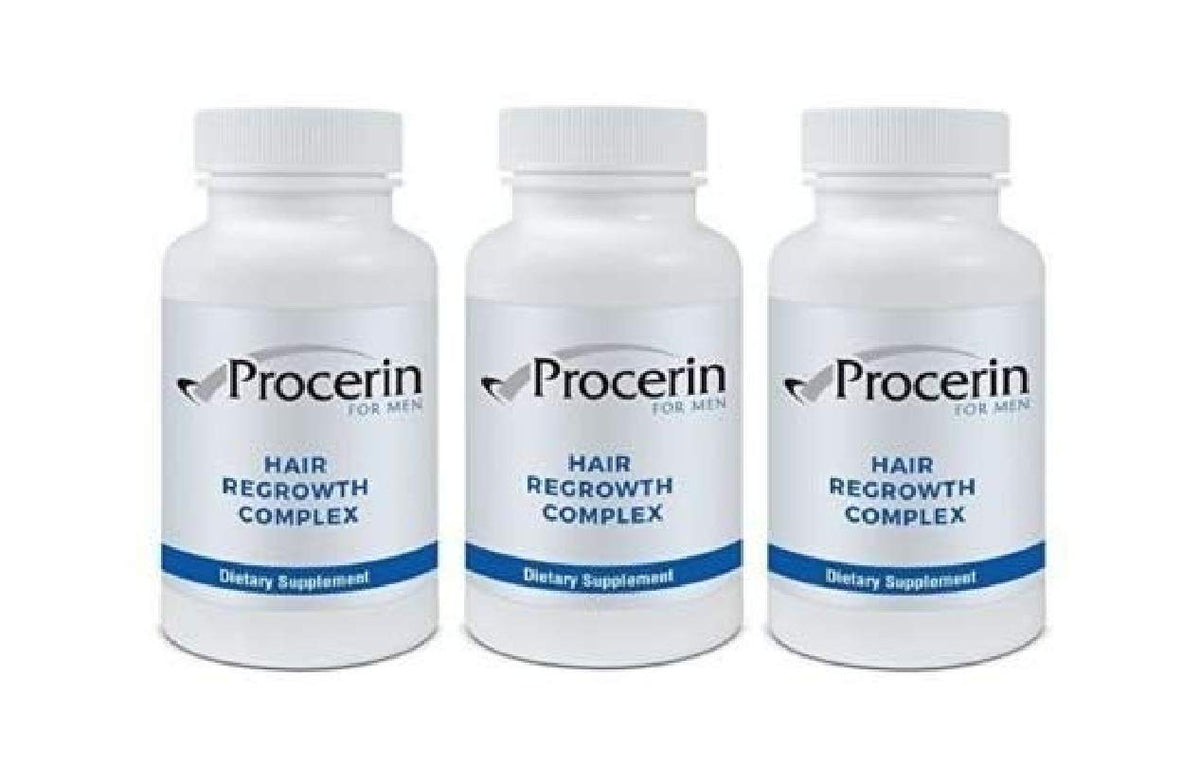 Marine Essentials Procerin tablets 90 count bottle for daily hair support.