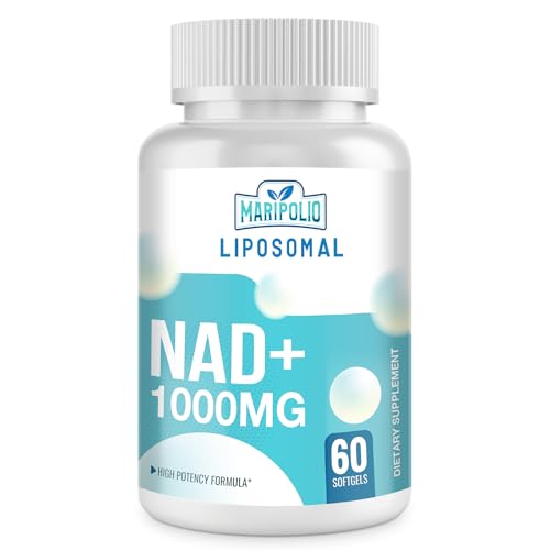 Maripolio NAD+ softgels close-up highlighting purity and high potency.