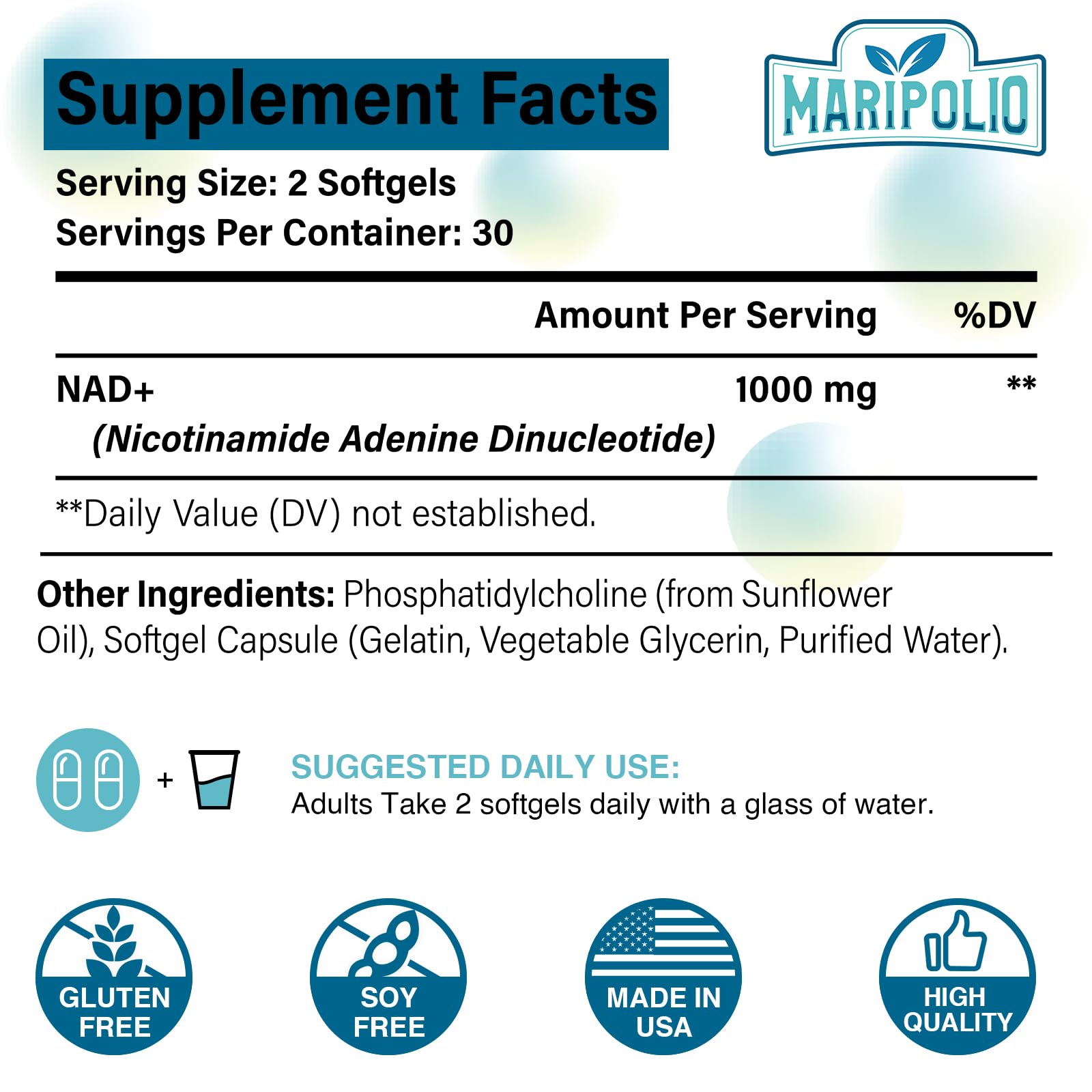 Maripolio NAD+ daily routine scene suggests energy and focus.