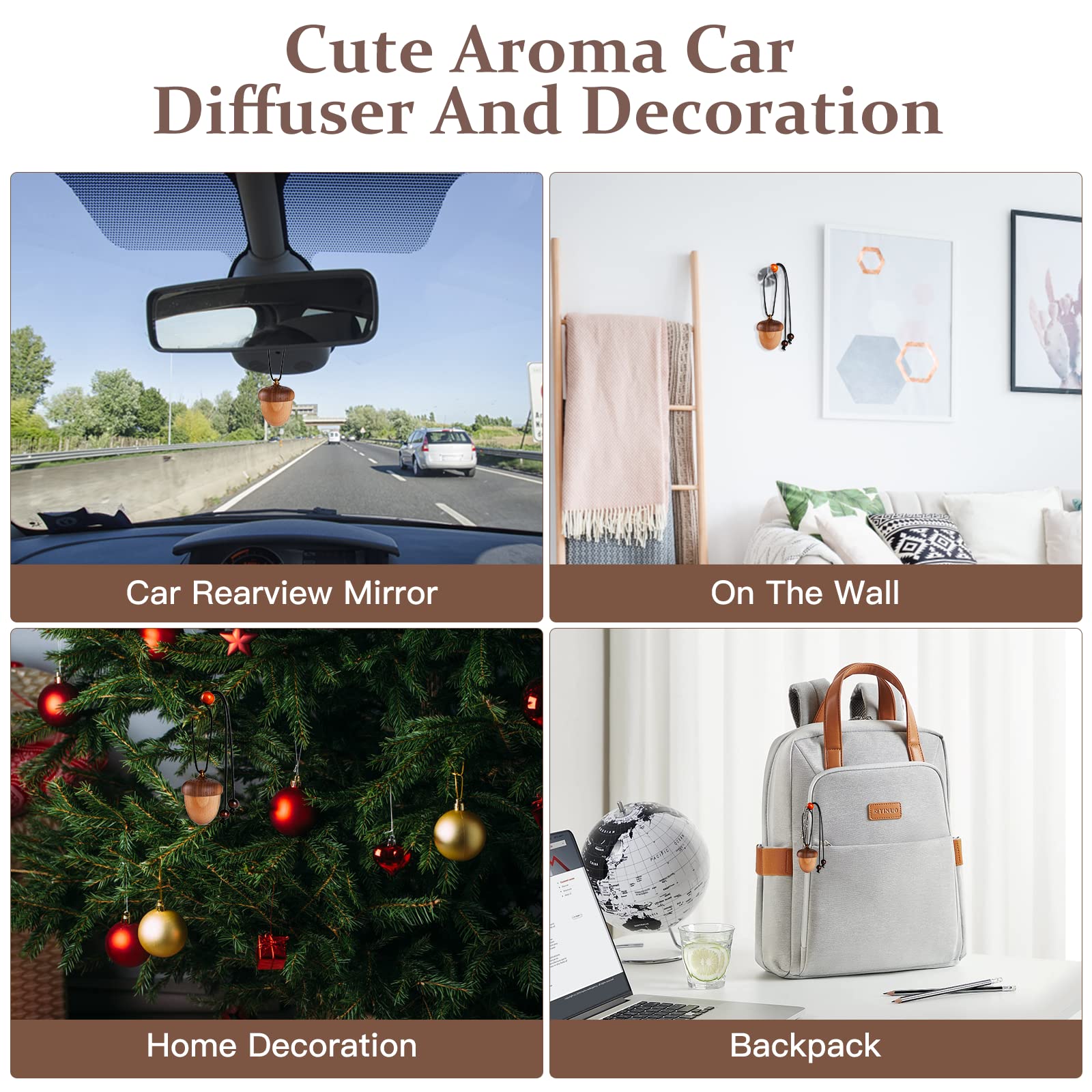 Maromalife wooden acorn diffuser makes a gift for special occasions