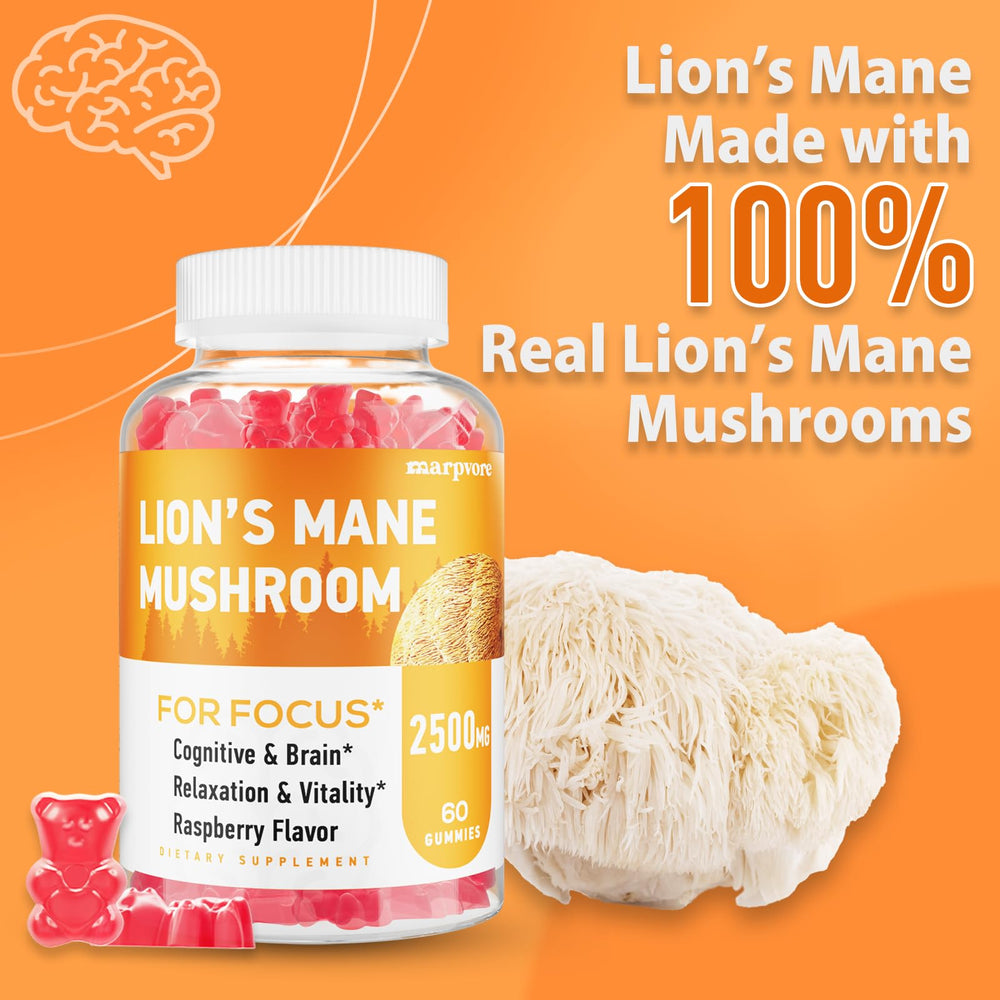 Marpvore Lions Mane Gummies adults using daily routine for focus and calm
