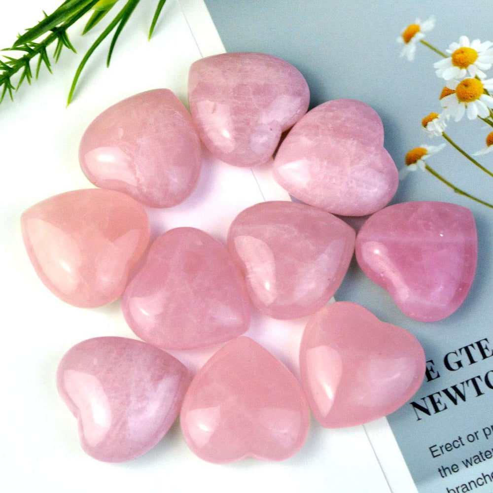 Marrywindix chakra balancing rose stone demonstrating energy flow support