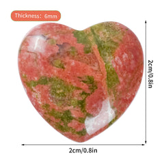 Marrywindix hand-carved heart stones provide tactile focus during mindfulness