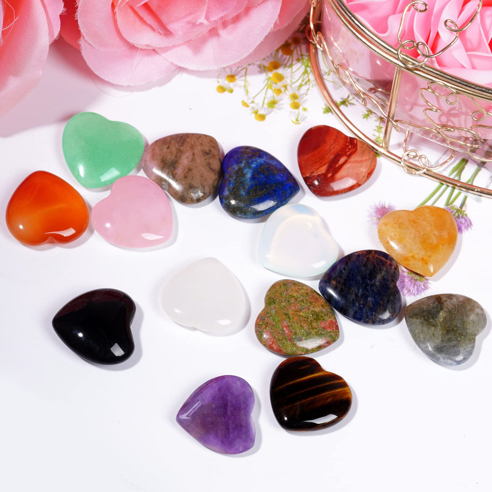 Marrywindix heart chakra stones enhance decor and personal talisman for positive rituals