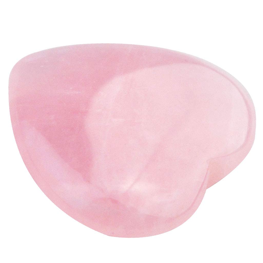 Marrywindix natural rose crystal close-up with smooth polish