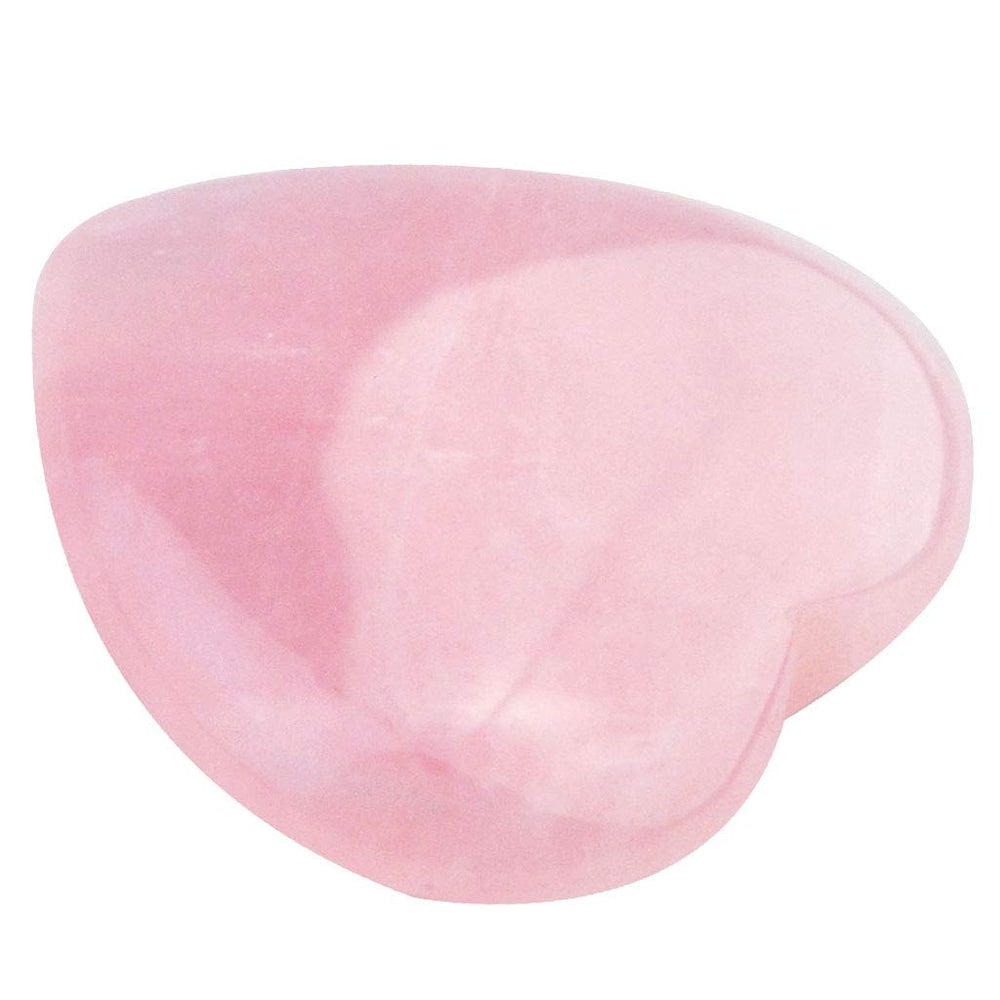 Marrywindix natural rose crystal close-up with smooth polish