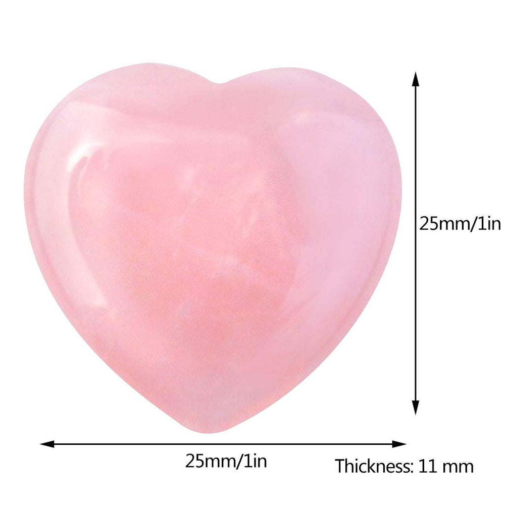 Marrywindix pink crystal pocket stone shown for daily carry