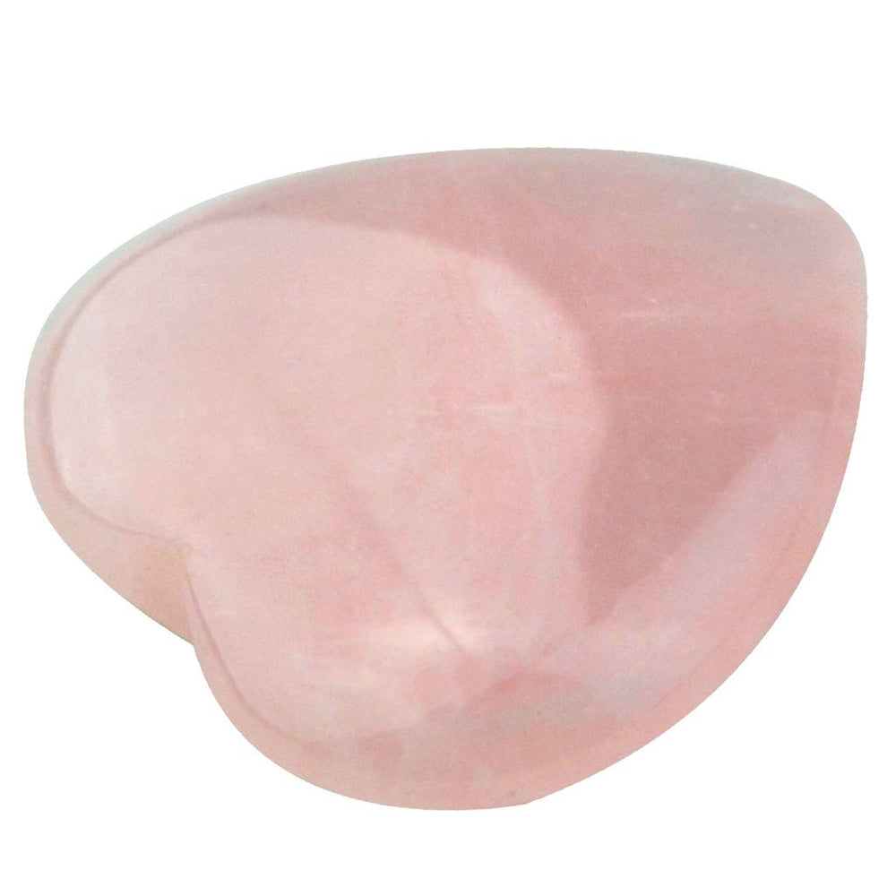 Marrywindix heart-shaped rose quartz palm stone supports focus during practice