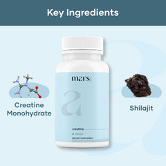 Mars by GHC Beast Mode Creatine capsules close-up for performance support.