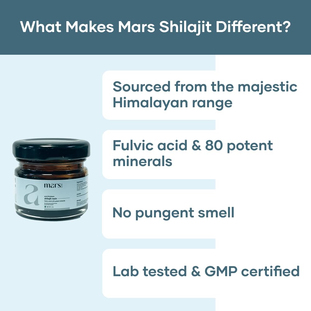 Mars by GHC Shilajit Gold Resin spoon-dispense for easy daily measures