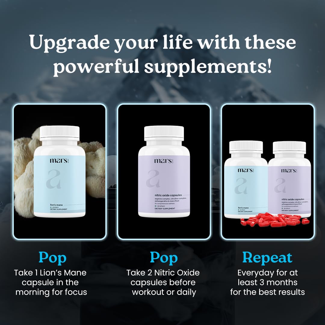 Mars Vitality Max Pack 1 in-use shot showing convenient on-the-go daily supplement