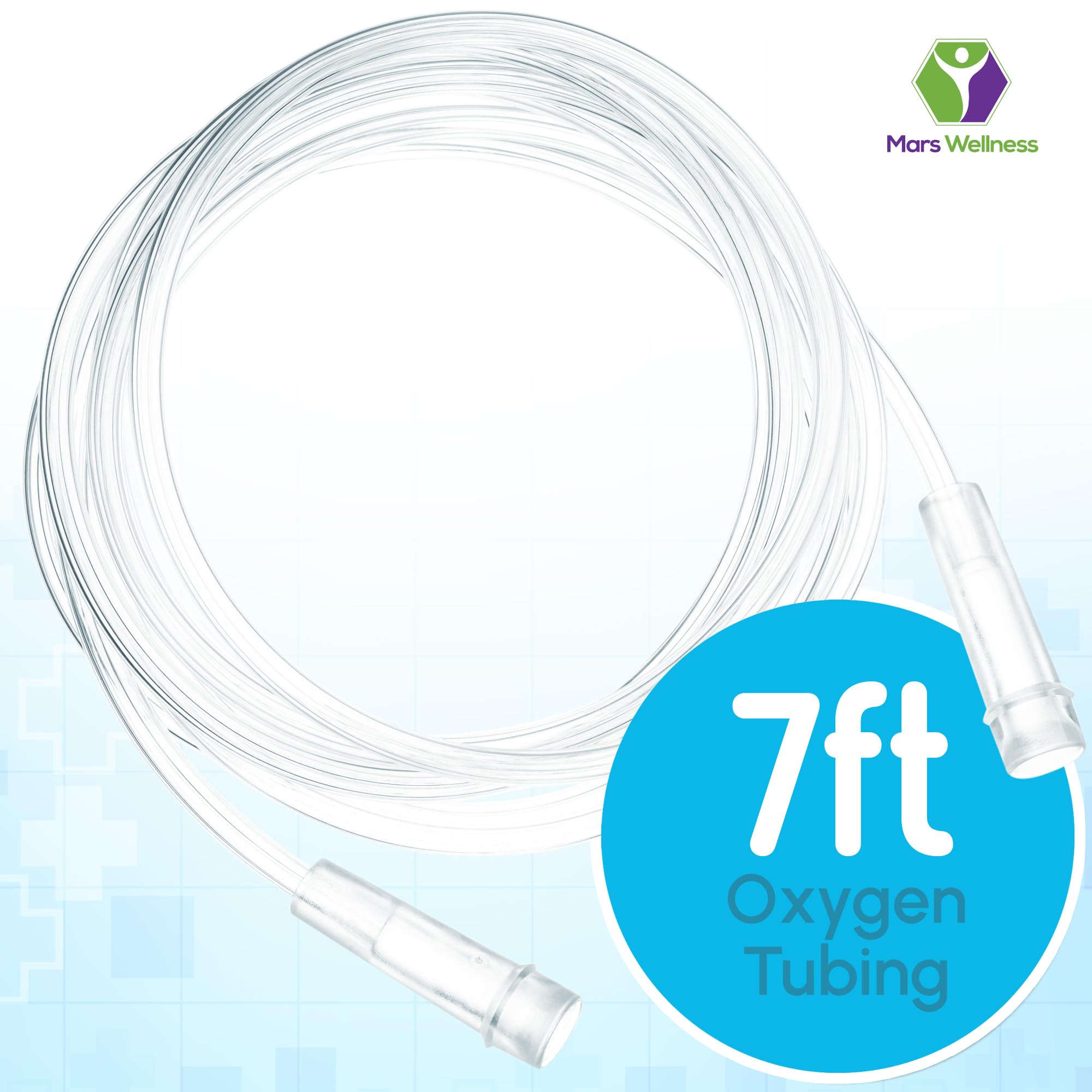 Mars Wellness Oxygen Tubes with six-channel inner lumen for steady flow.