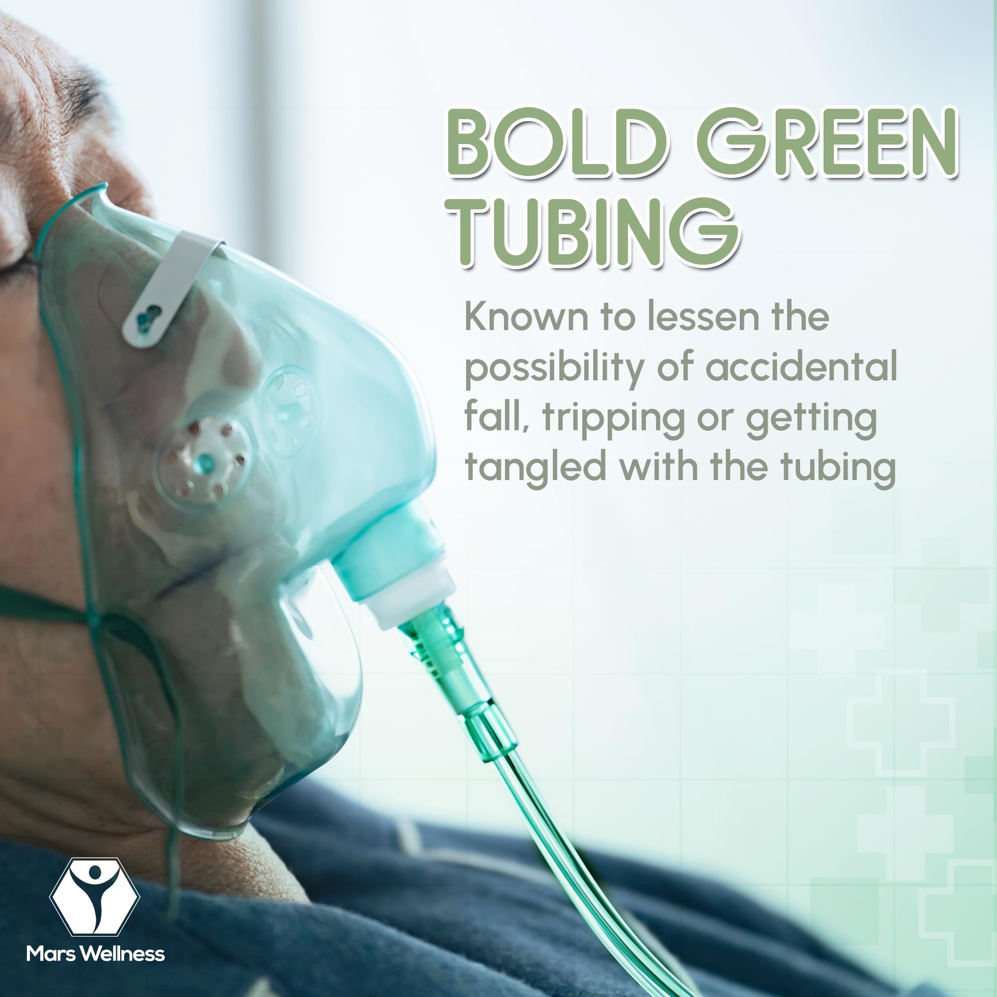 Mars Wellness six-channel lumen tubing provides uninterrupted flow.