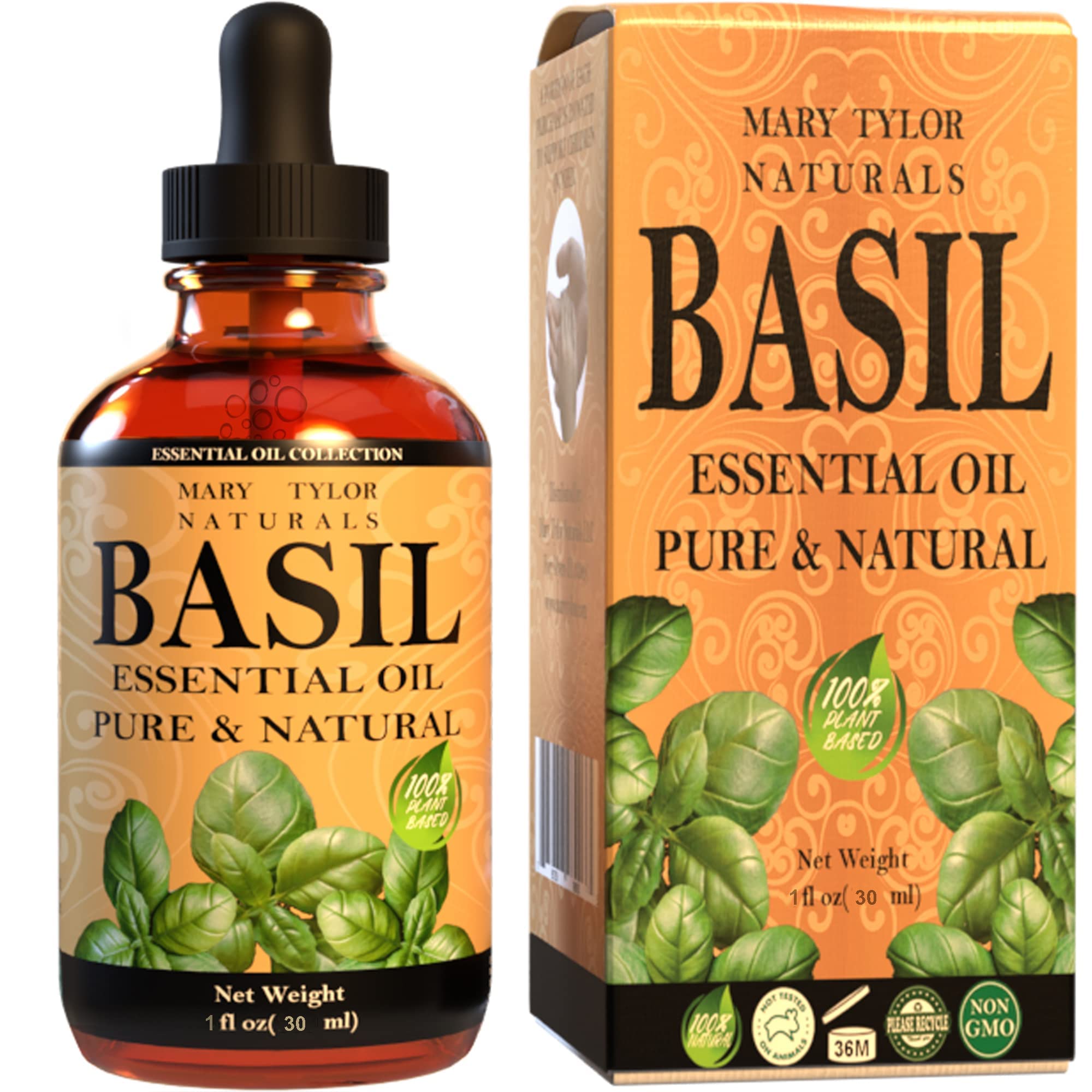 DIY aromatherapy setup using Mary Tylor Naturals basil oil