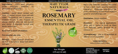 Rosemary essential oil in a diffuser setup for fresh, inviting room fragrance.