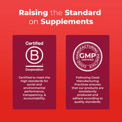 MaryRuth Organics label highlights vegan, non-GMO formulation and serving size.