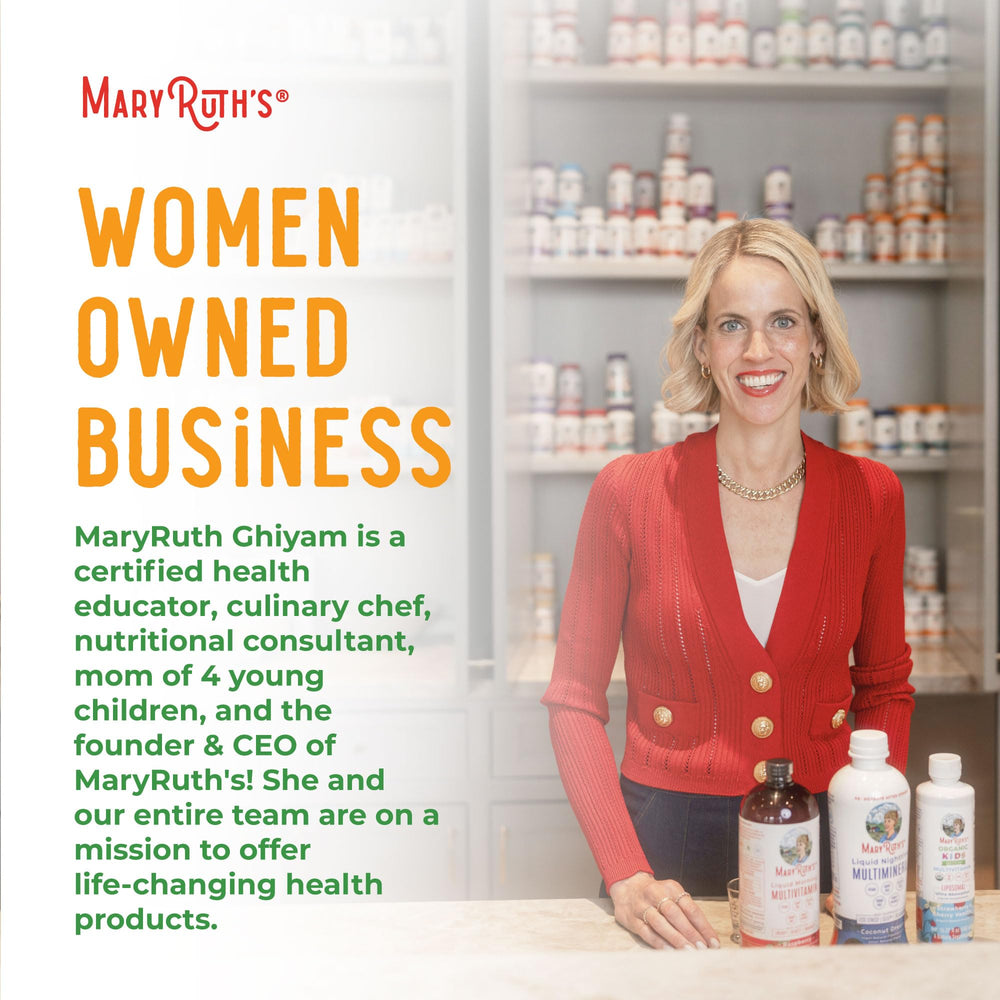 Compact 2-ounce bottle of MaryRuth Organics vitamin E drops