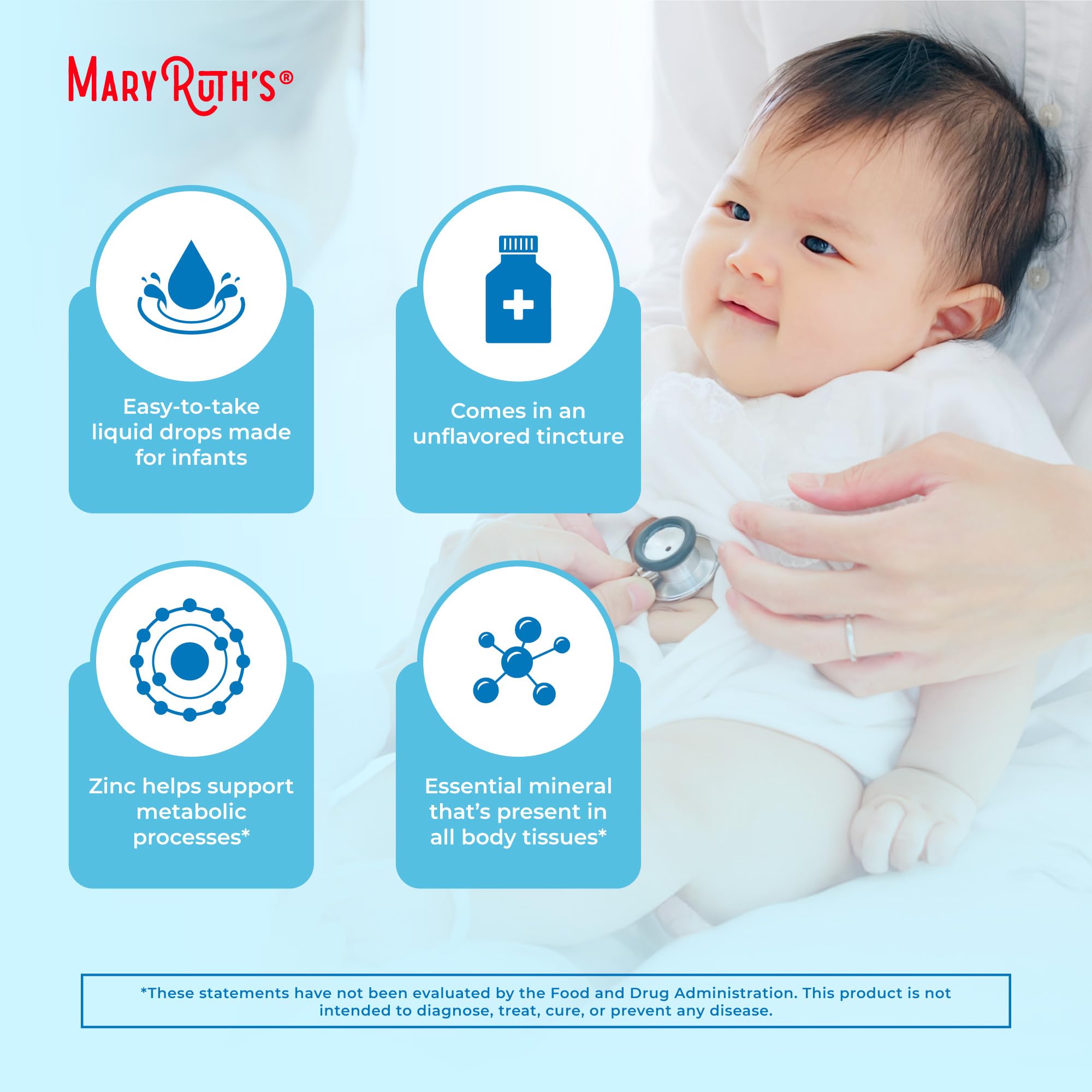 MaryRuth Organics 2 oz bottle photographed from the side.