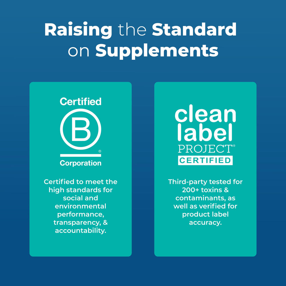 MaryRuth Organics 3 in 1 label indicating prebiotic probiotic postbiotic