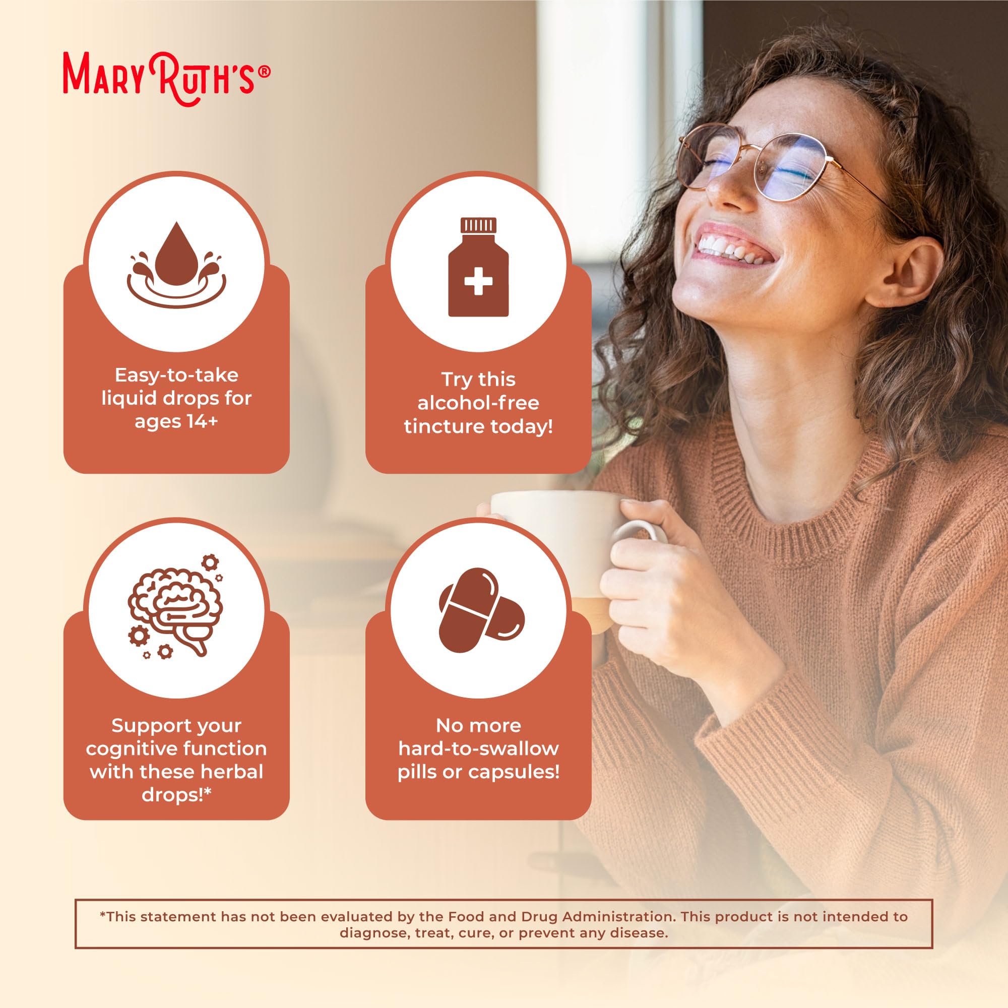 MaryRuth Organics Ashwagandha Drops dropper-tip ready for routine use