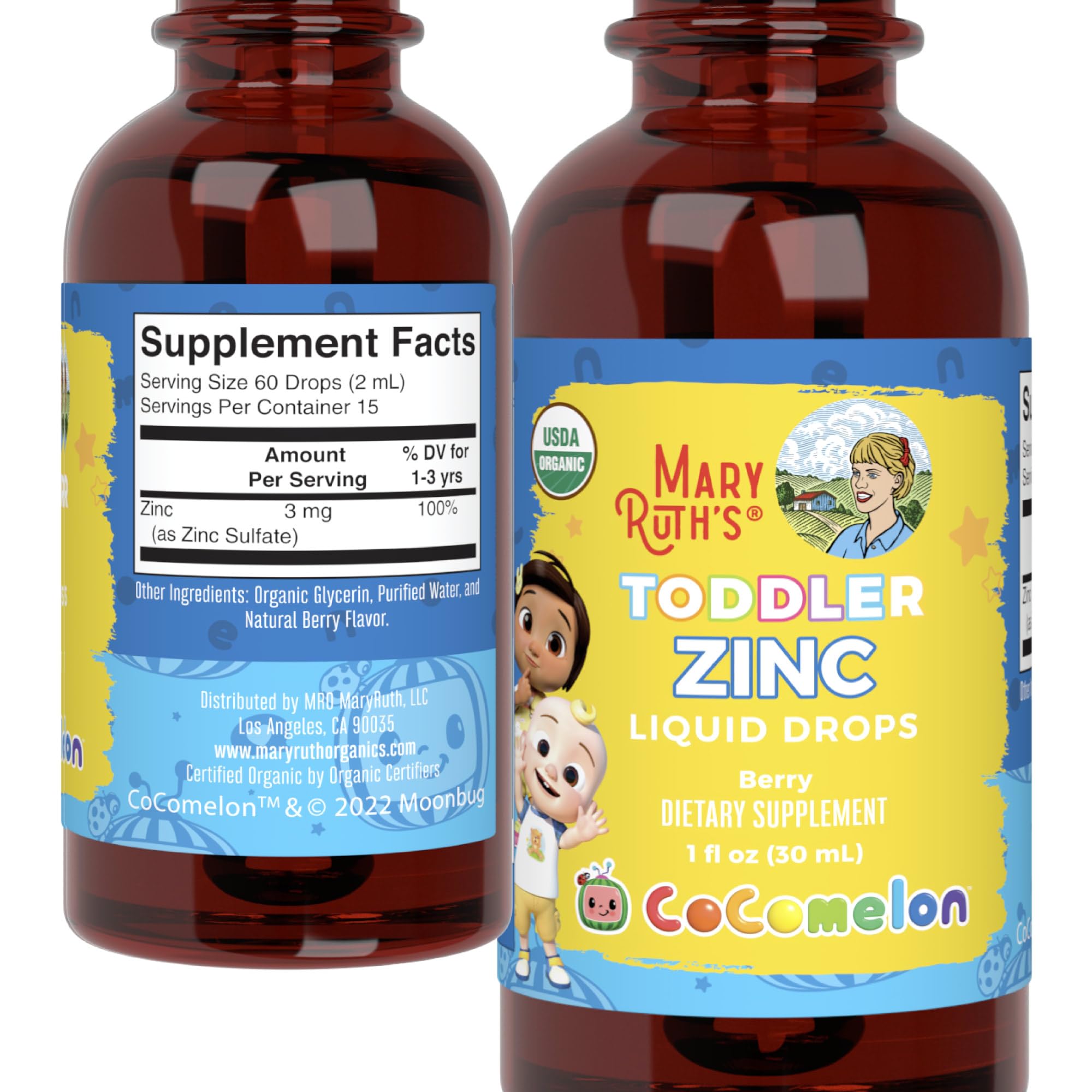 Allergen friendly zinc drops dairy free gluten free soy free