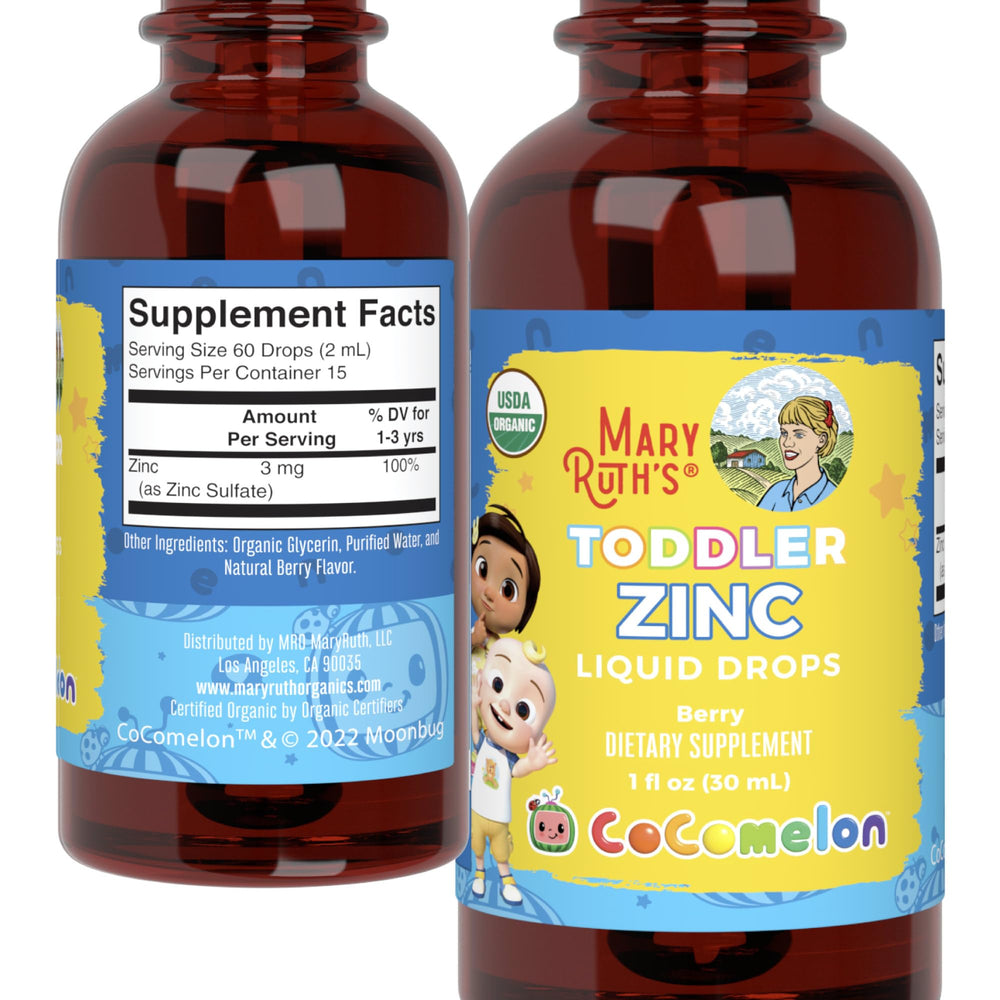 Allergen friendly zinc drops dairy free gluten free soy free