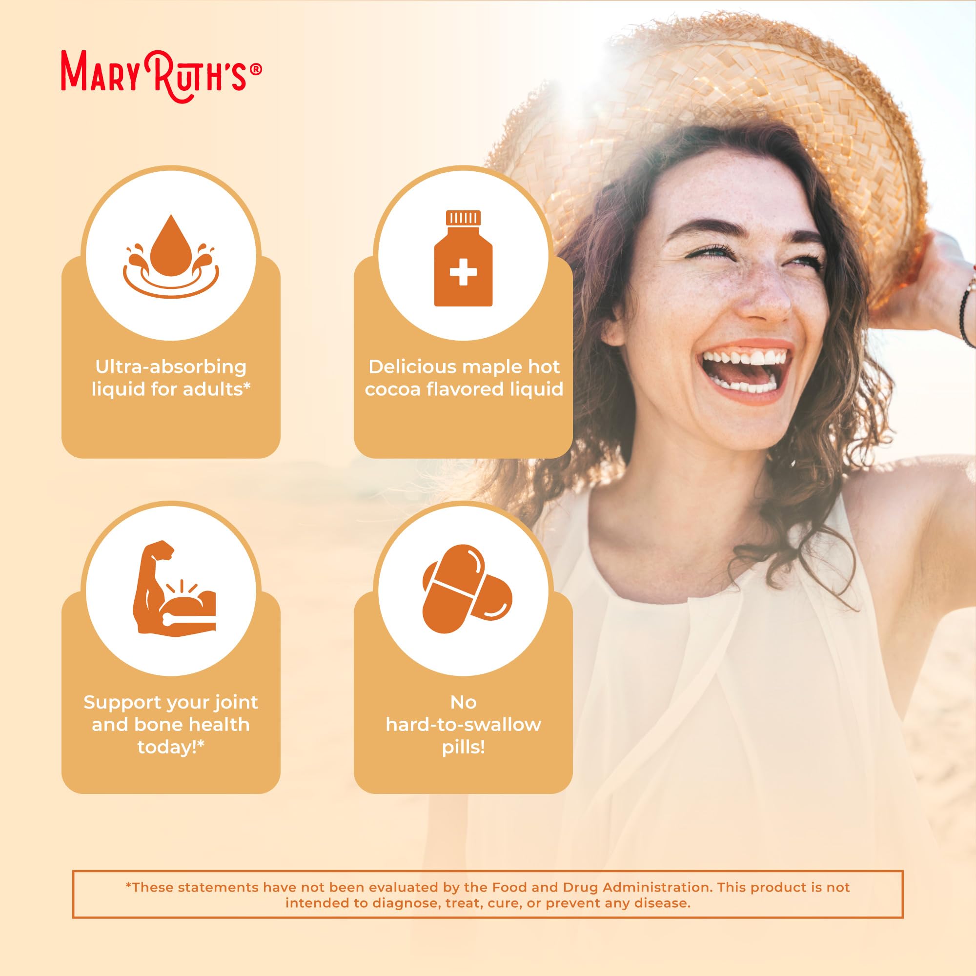 MaryRuth Organics Collagen Booster Liposomal vegan, non-GMO, gluten-free lifestyle option