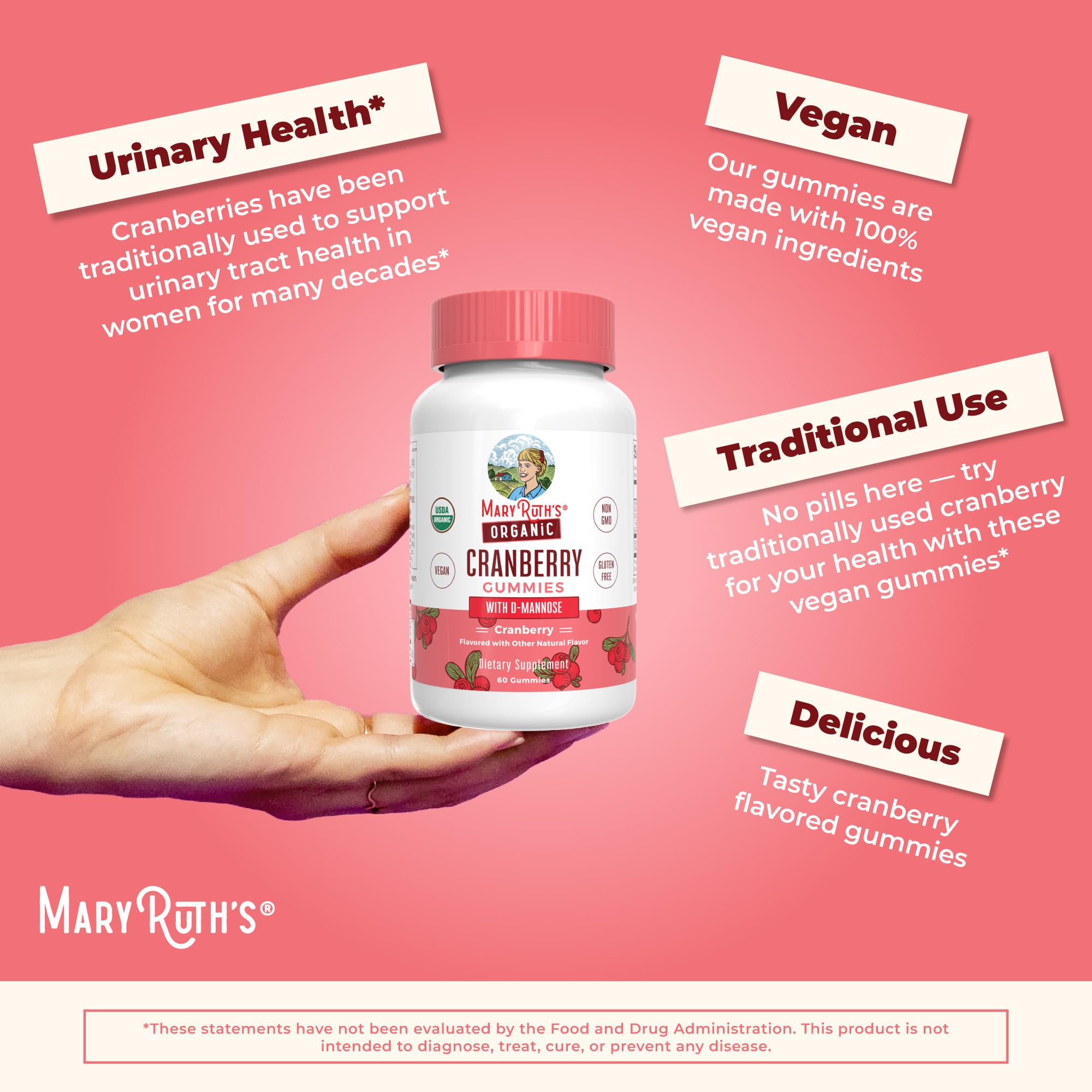 MaryRuth Organics gummies ready to enjoy as daily routine.
