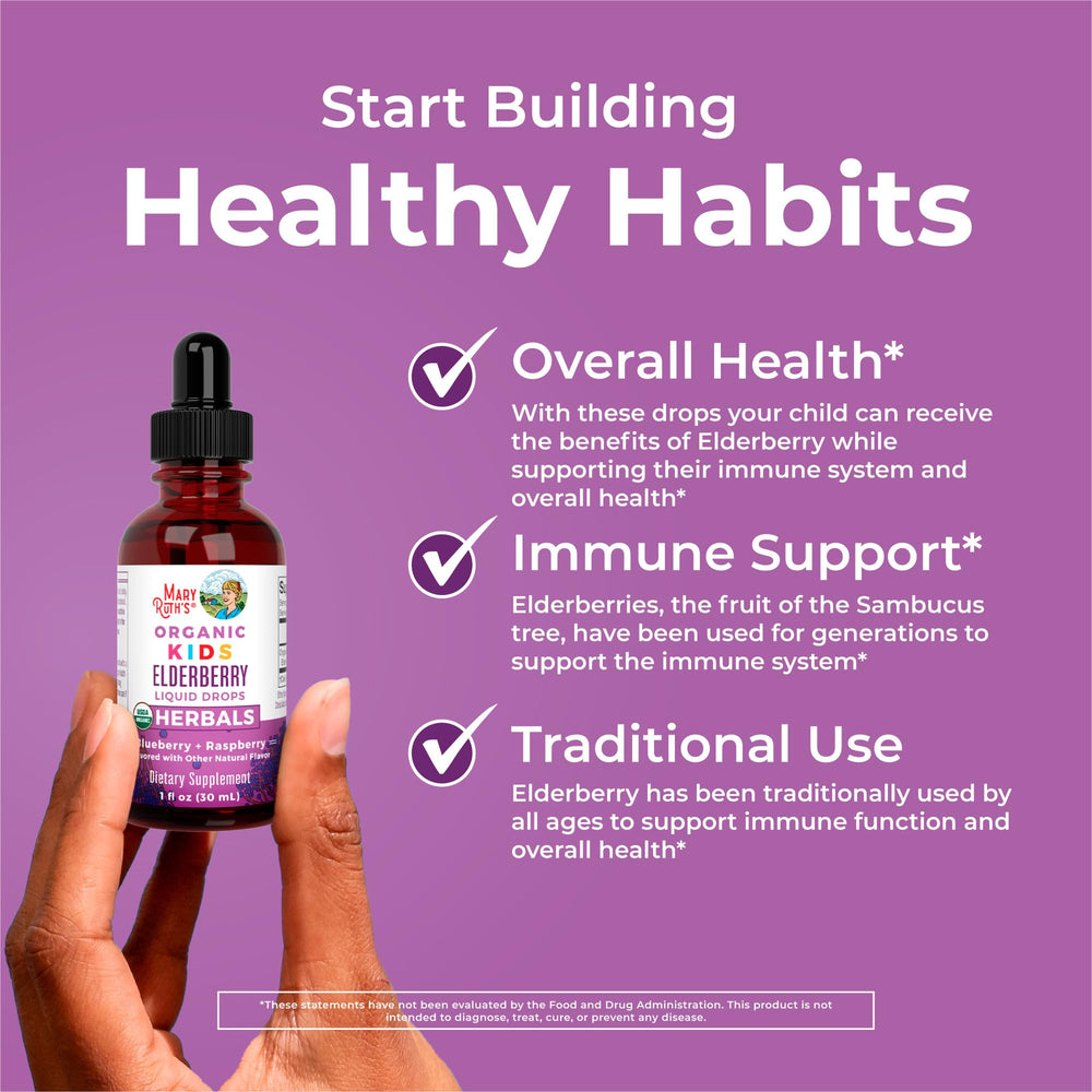 Drops added to water shown for easy daily administration