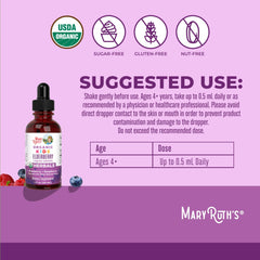 MaryRuth Organics elderberry drops raspberry flavor appeals to kids during health routines