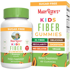 MaryRuth Organics kids fiber gummies bottle front view 60 servings