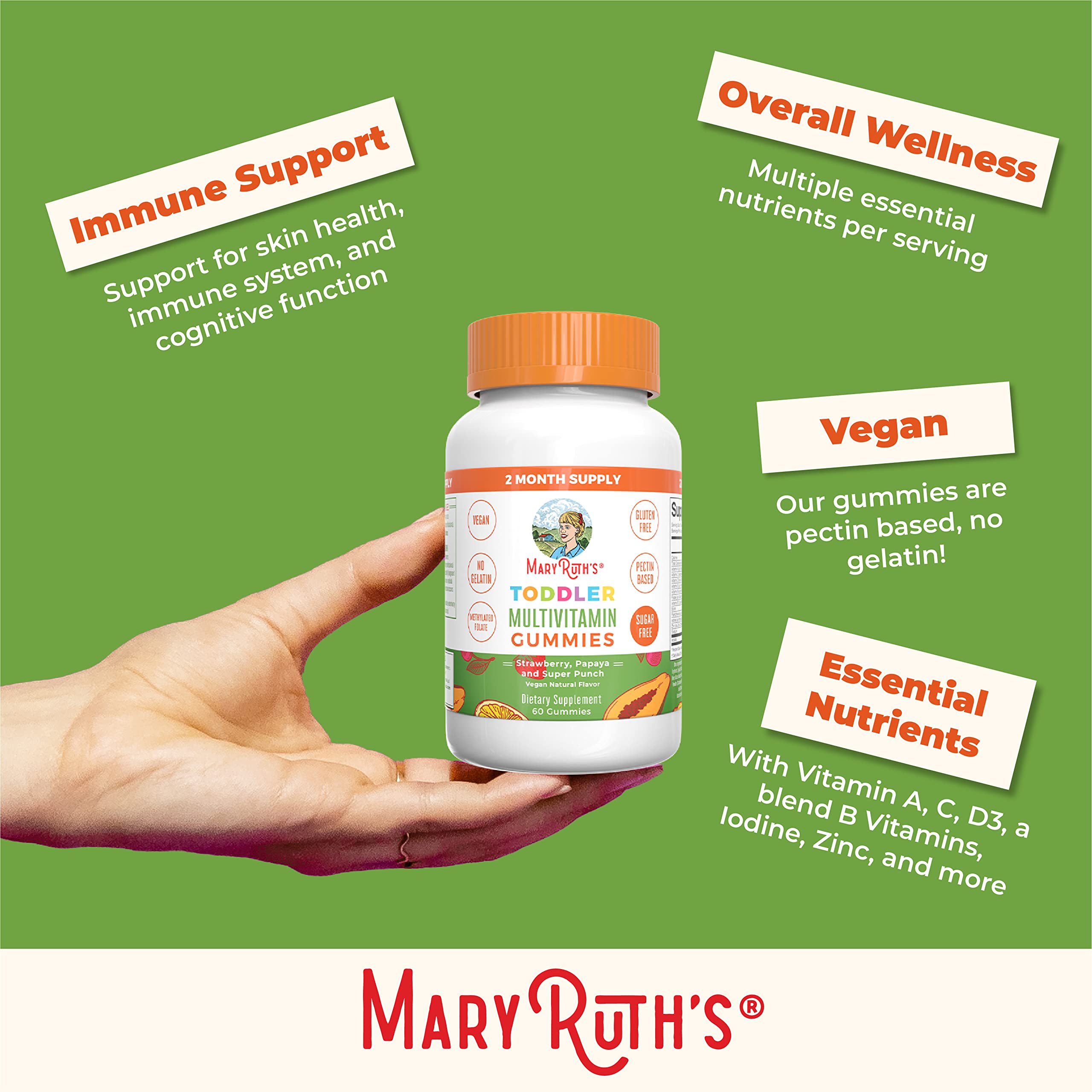 MaryRuth Organics kid-friendly nutrition for immune support and growth
