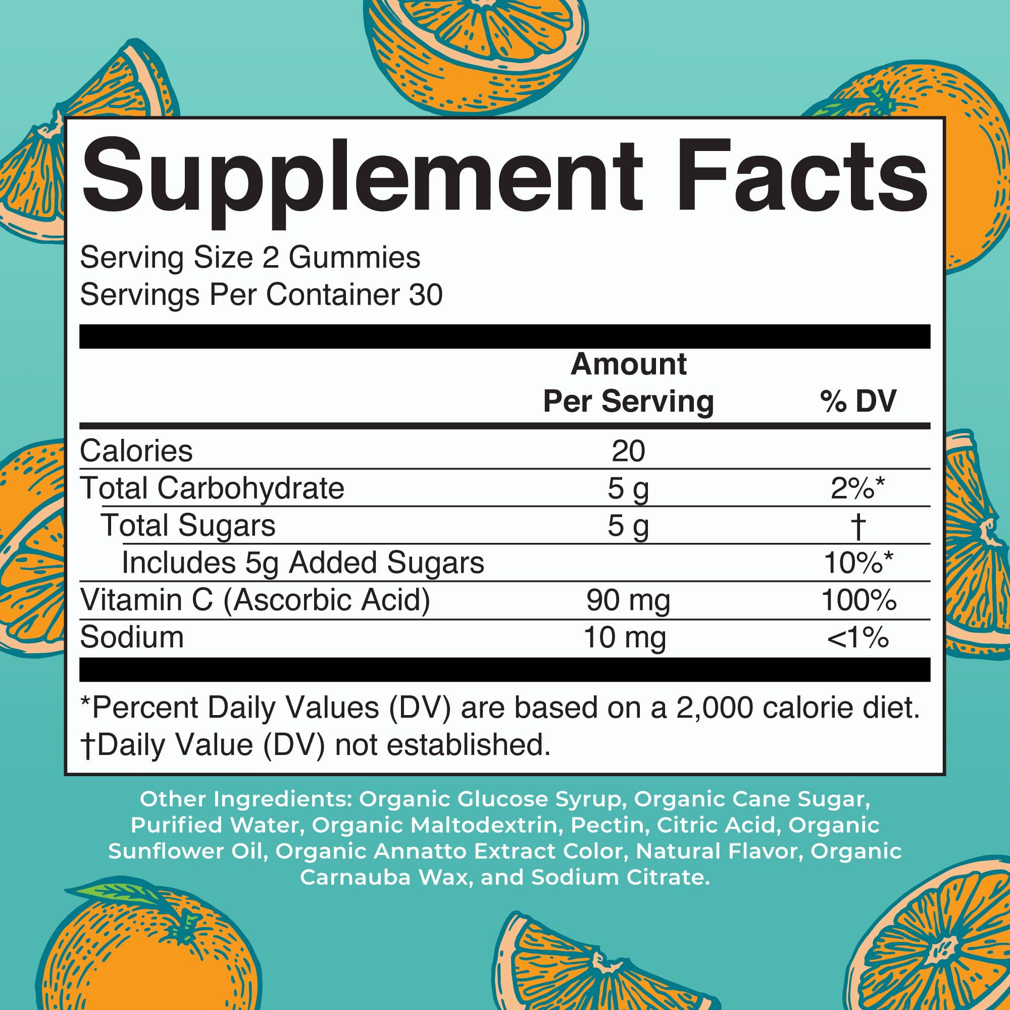 MaryRuth Organics Kids Vitamin C gummies bottle closeup showing kid-friendly, easy-to-chew vitamin C.