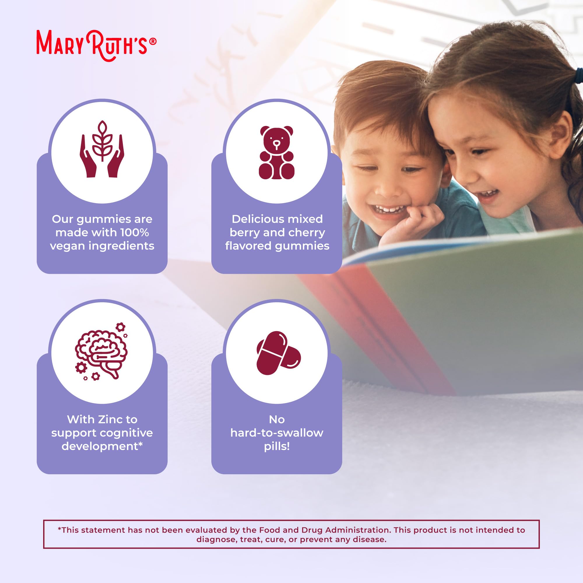 MaryRuth Organics immune-support gummies with vitamin C and D3 preview.