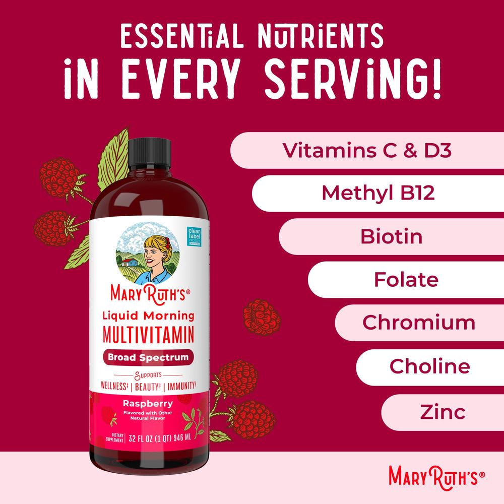 MaryRuth Organics multivitamin used by a family in daily routine.