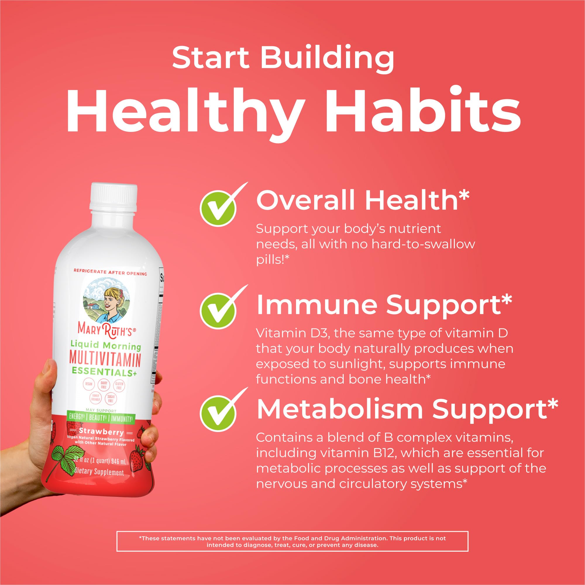 MaryRuth Organics Essentials+ glass pour helps mixing into drinks