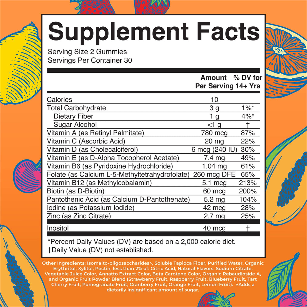 MaryRuth Organics papaya-flavor gummies offer flavor while supporting immune health.