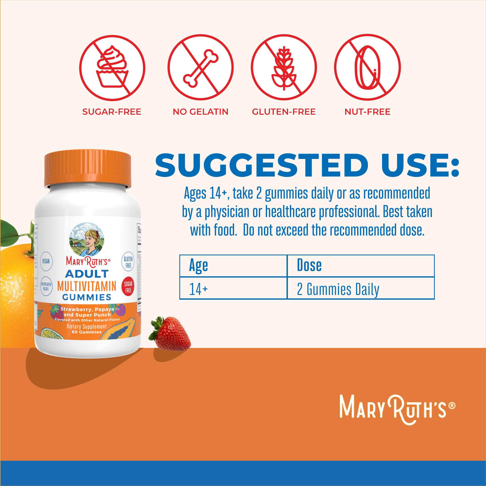 MaryRuth Organics super punch gummies for convenient daily nutrition on the go.