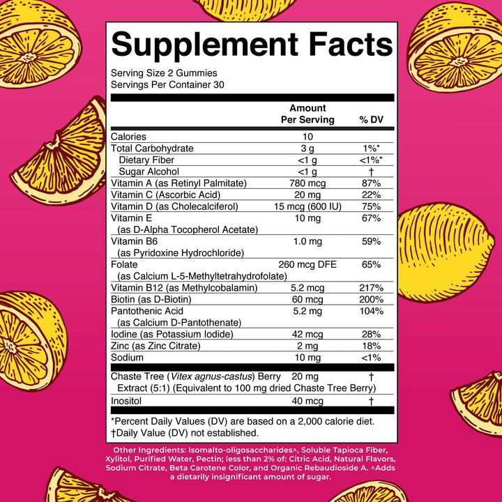 MaryRuth Organics gummies close-up ideal for easy daily intake.