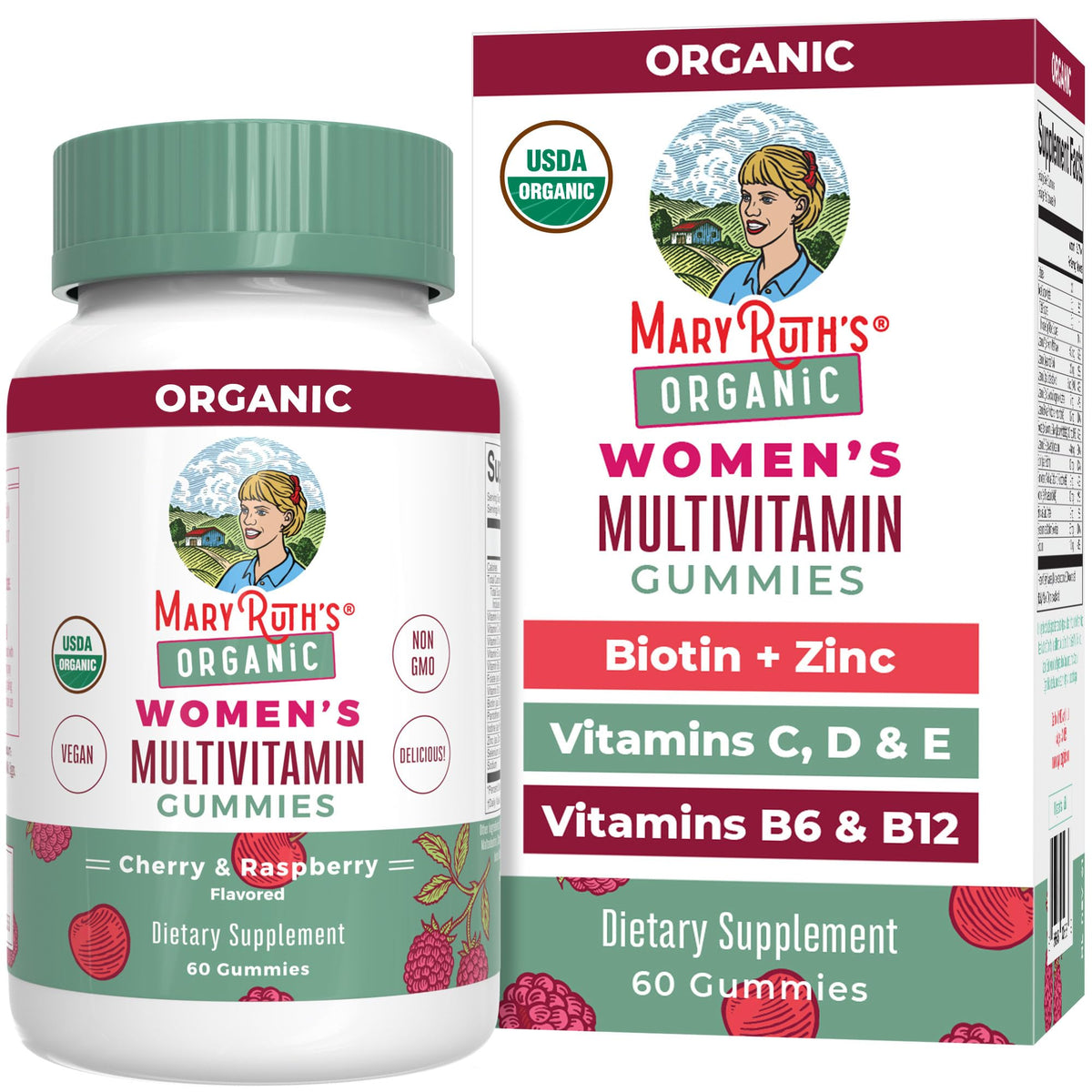 MaryRuth Organics multivitamin bottle front view supporting daily wellness