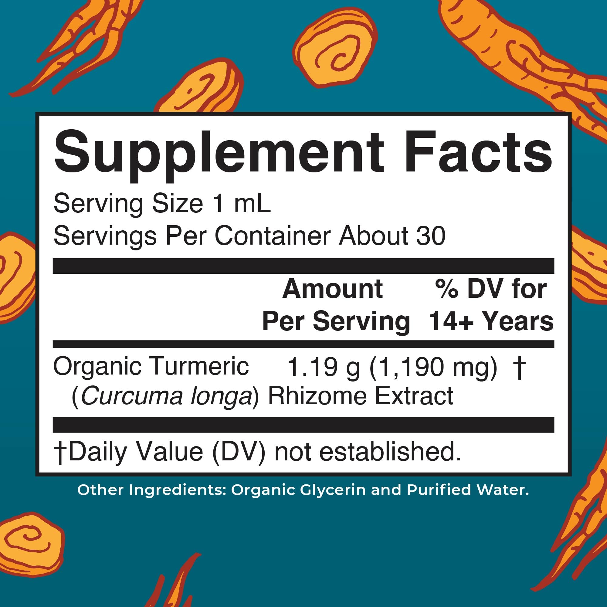 MaryRuth Organics turmeric liquid drops with precise pipette for controlled dosing