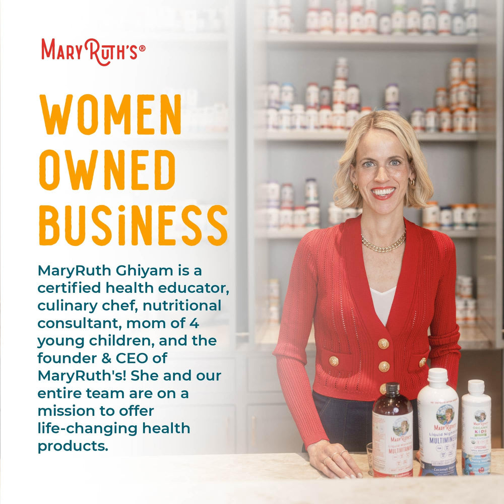MaryRuth Organics vegan, gluten-free, sugar-free tincture suitable for many diets