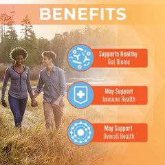 MaryRuth Organics probiotic turmeric capsules shown for convenient daily use