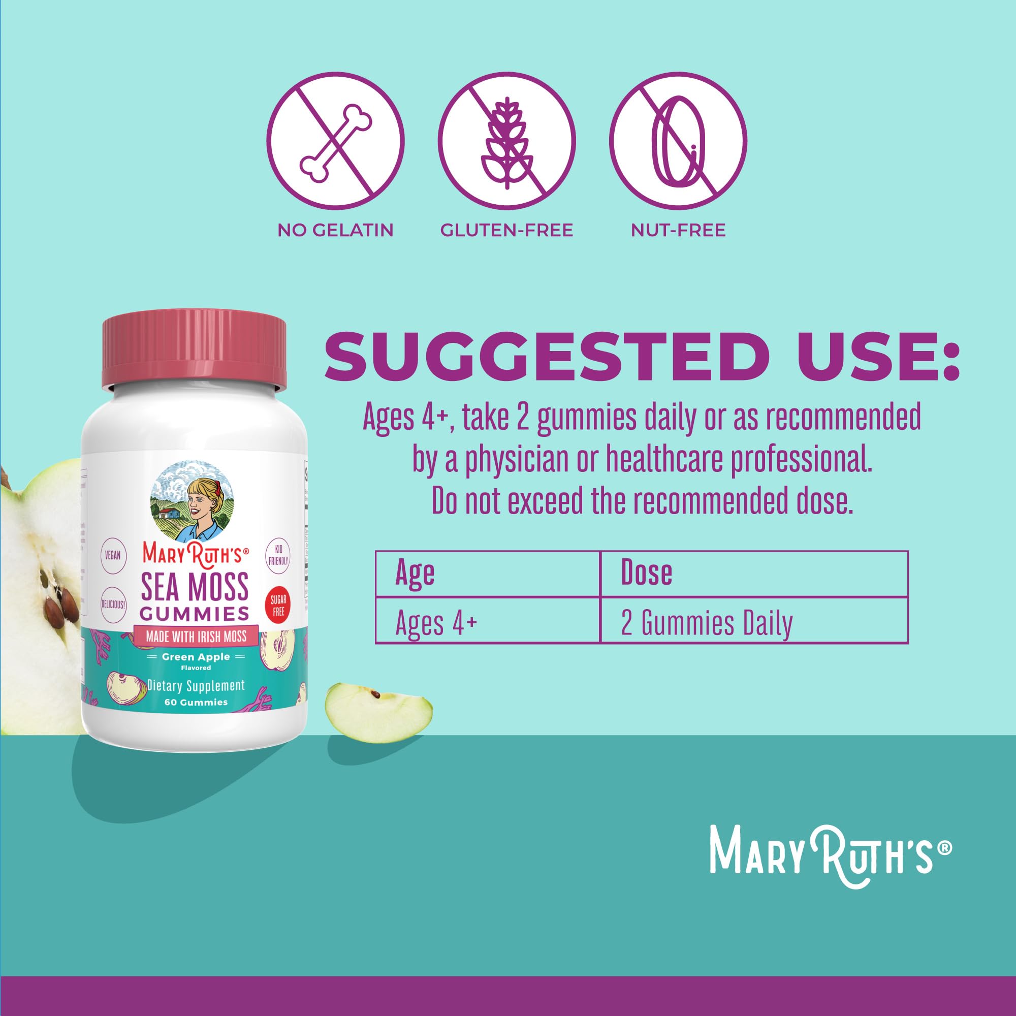Clean Label Project certification badge on Sea Moss Gummies packaging