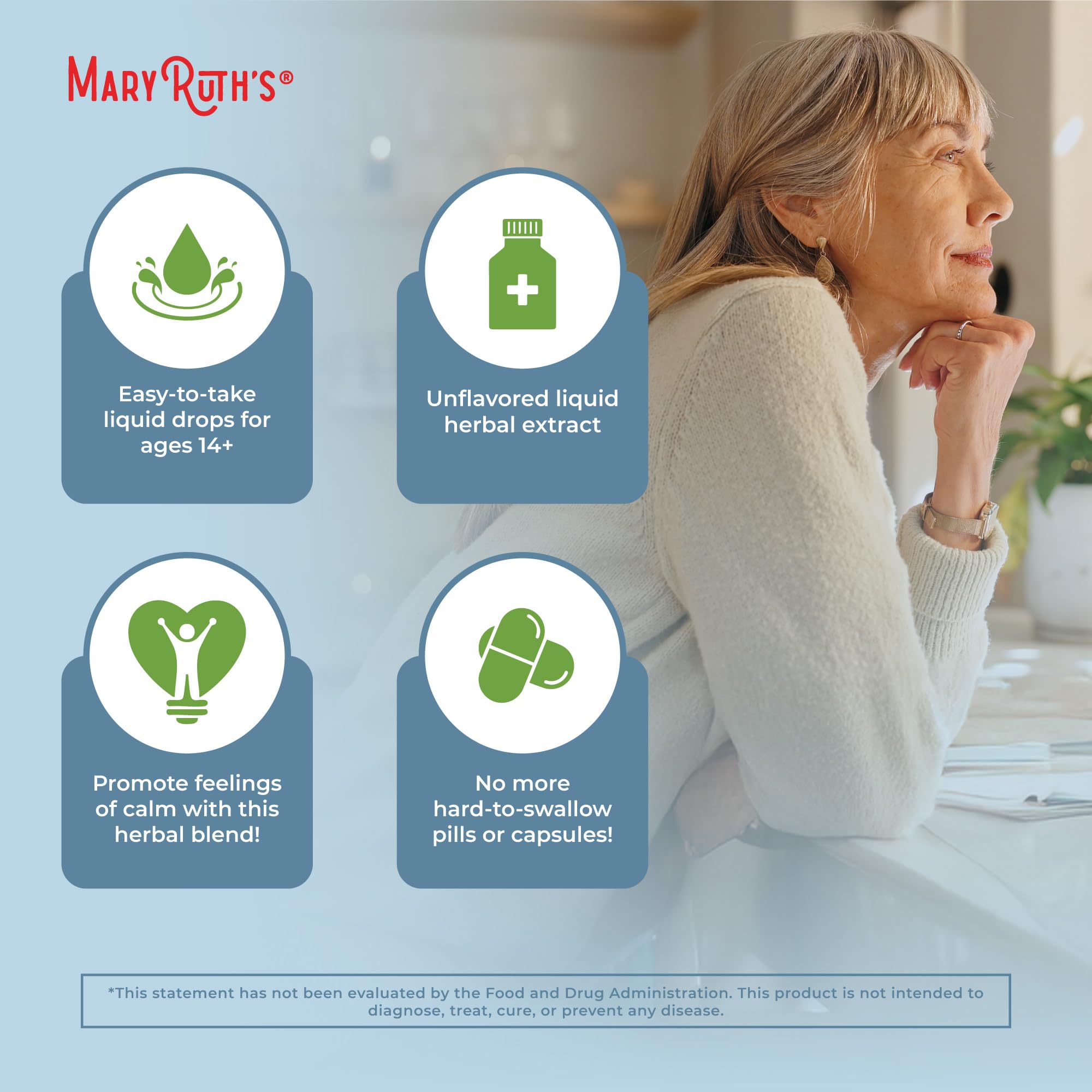 MaryRuth Organics sleep-support blend helps wind down at night