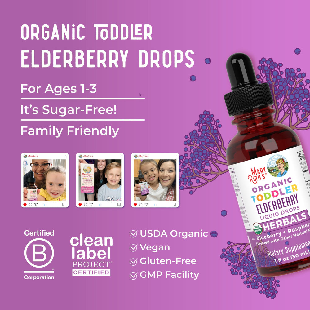MaryRuth Organics clean-label certification seal on packaging