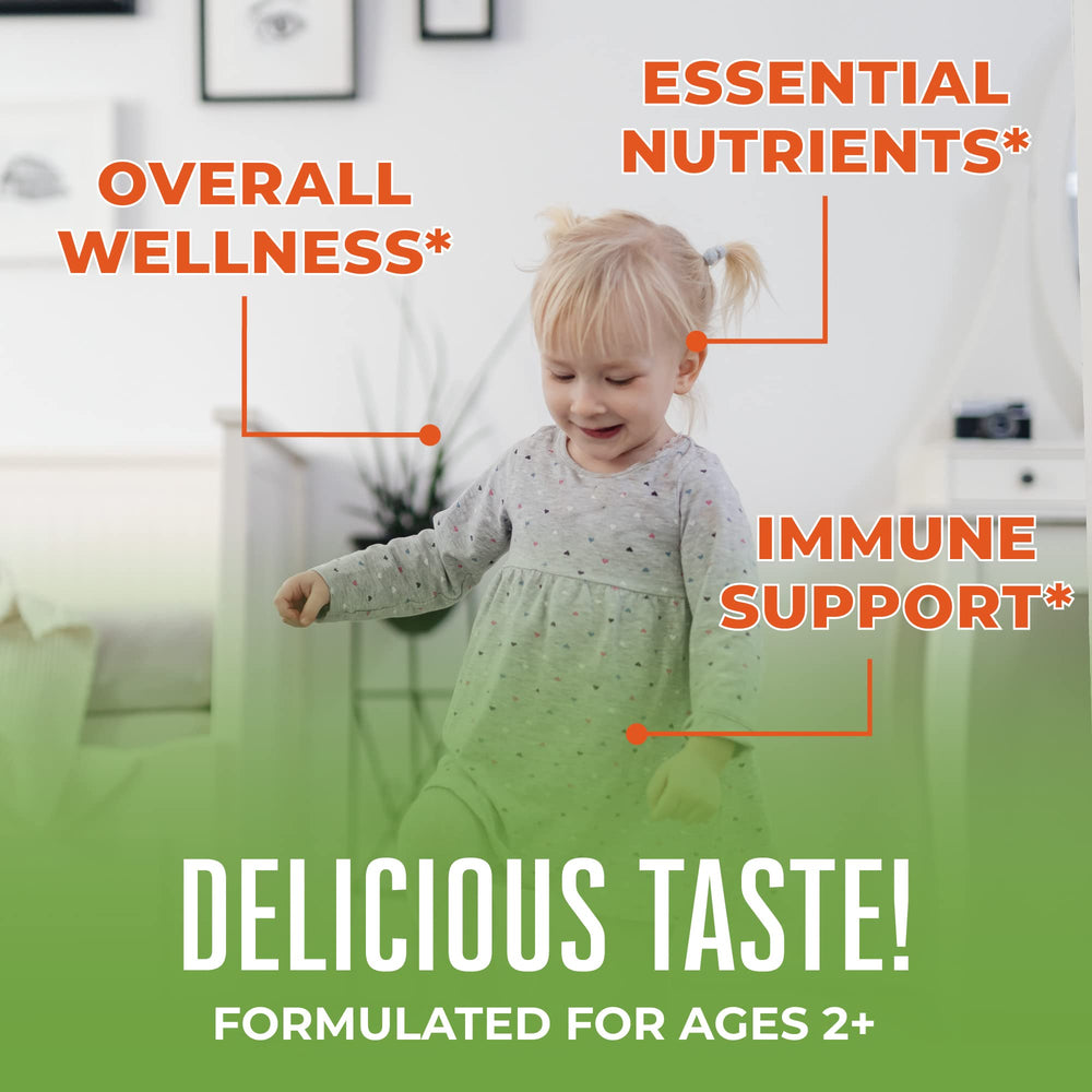 MaryRuth Organics toddler multivitamin gummies jar open for easy daily use